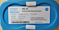 Membranfilter Whatman ME25 0.45&micro;m-50mm-LOW C-100Stk Membranfilter Whatman...